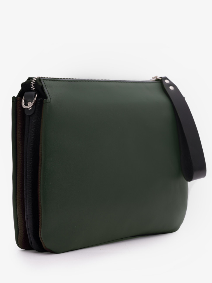 Сумка женская Protege, Ц-450 изумруд+бордовый+черный Сумка женская Protege, Ц-450 изумруд+бордовый+черный