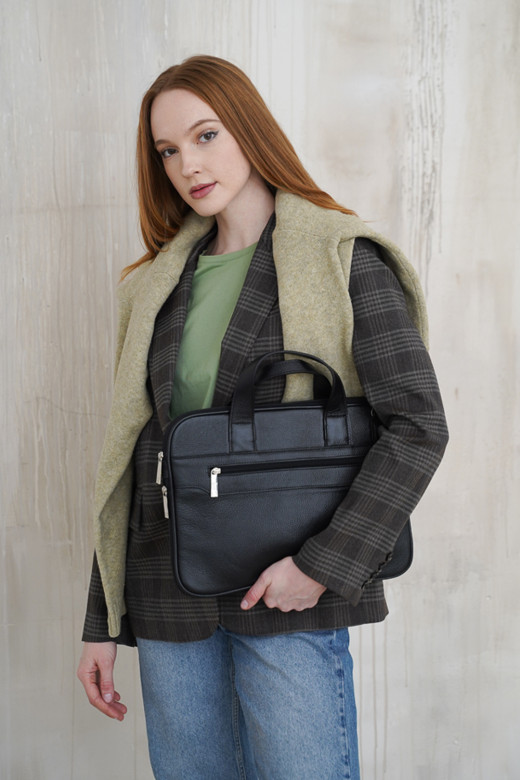 Сумка "unisex" Protege Ц-597 черный флотер