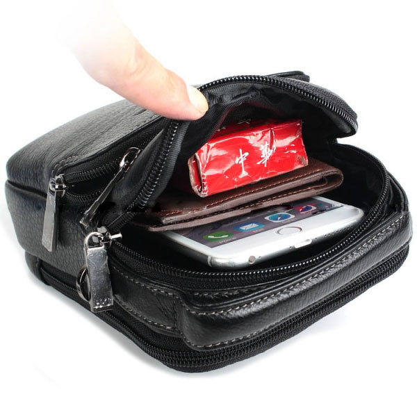 Мужская сумка через плечо Hight Touch 407-20 чёрная