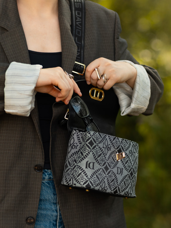 Сумка женская David Jones 7230 black Сумка женская David Jones 7230 black