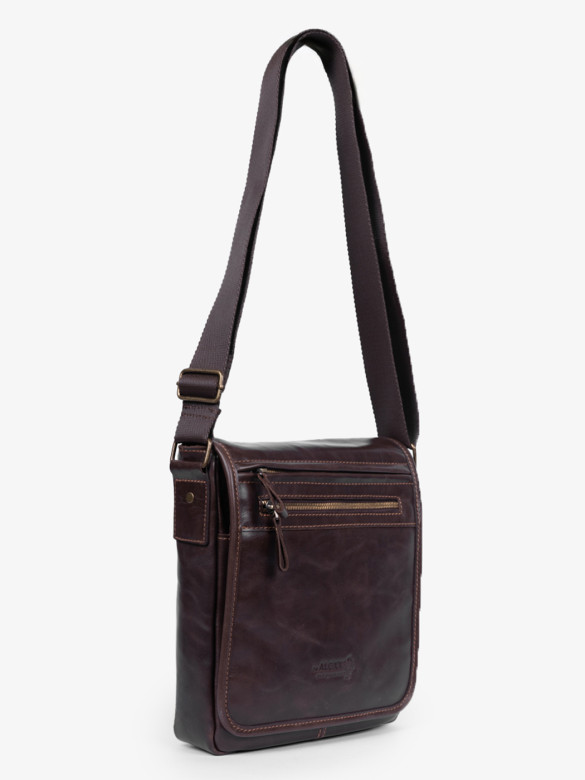 Сумка мужская zн ALEXX ALG0106 коричневая