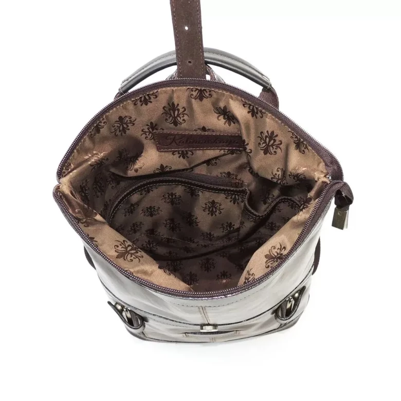 Сумка-рюкзак Kalinovskaya СР-56.622 коричневый/темно-коричневый
