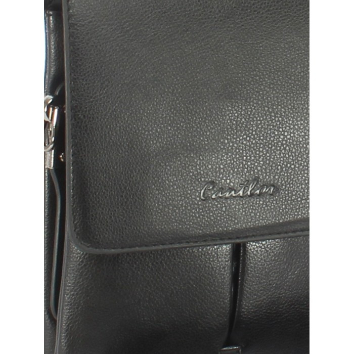 Мужская сумка-планшет из экокожи Cantlor L3012L-5 чёрная