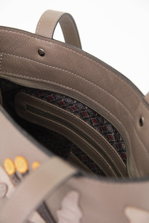 Сумка Protege Д.С.-517-317 "Кот №54" т.капучино флотер Сумка Protege Д.С.-517-317 "Кот №54" т.капучино флотер