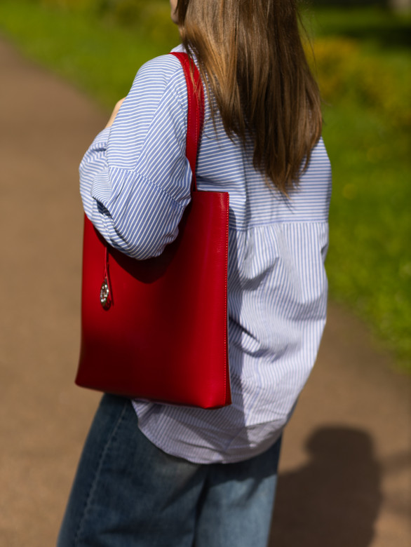 Сумка женская Baggins KDL-1300 лак красный Сумка женская Baggins KDL-1300 лак красный