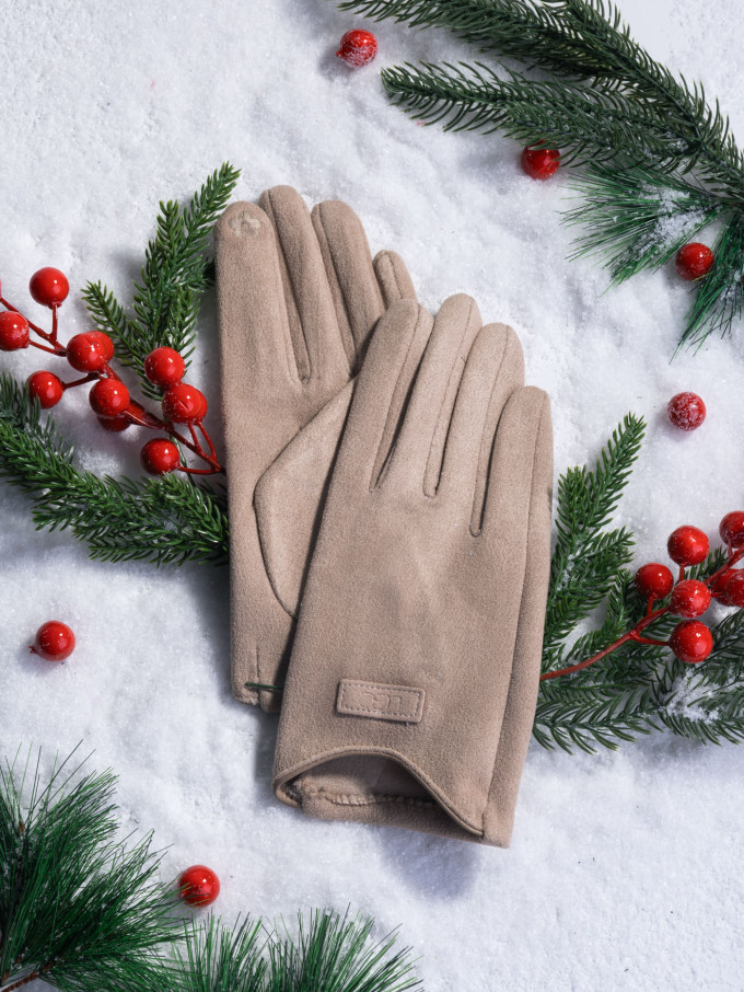 Перчатки женские Baggins 6026-1 бежевые