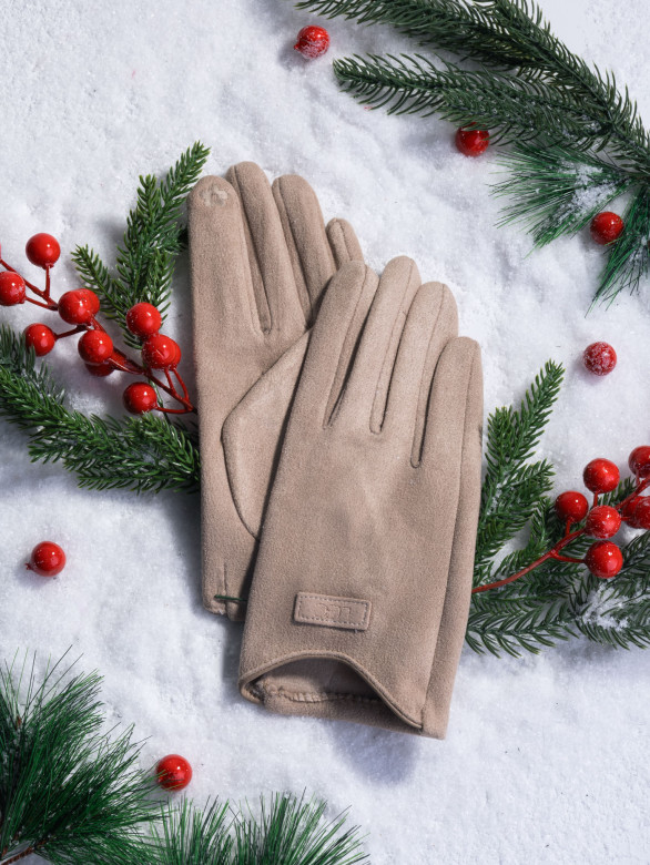 Перчатки женские Baggins 6026-1 бежевые