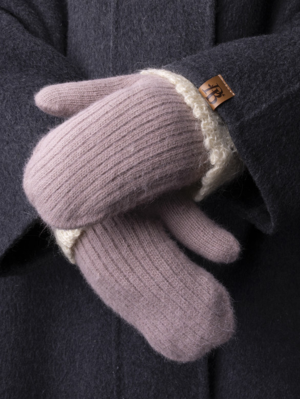 Варежки женские  Корона 6559 пер.роза