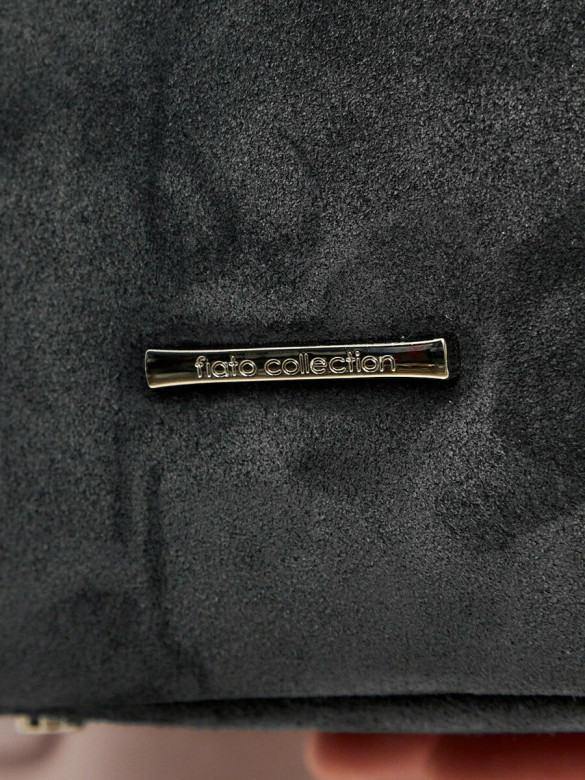 Сумка FIATO 2852 замша серая