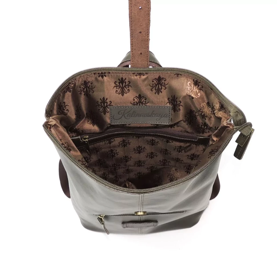 Сумка-рюкзак Kalinovskaya СР-34.732 олива Сумка-рюкзак Kalinovskaya СР-34.732 олива