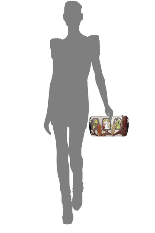 Сумка женская Protege, ДС-251-70 "Кот №43" мокко