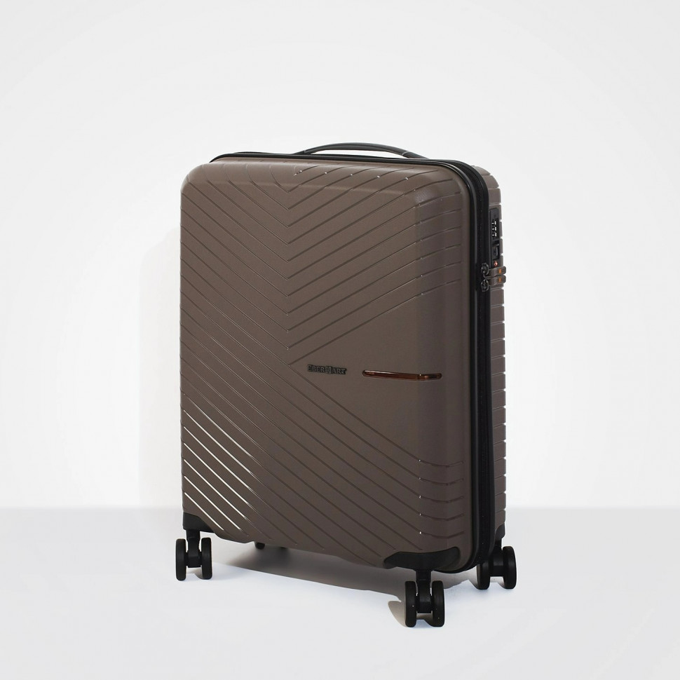 Чемодан Eberhart Allure для ручной клади S полипропилен 45A-012-420 4к. бежевый