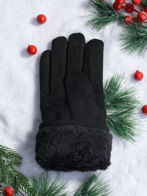 Перчатки женские Baggins черные