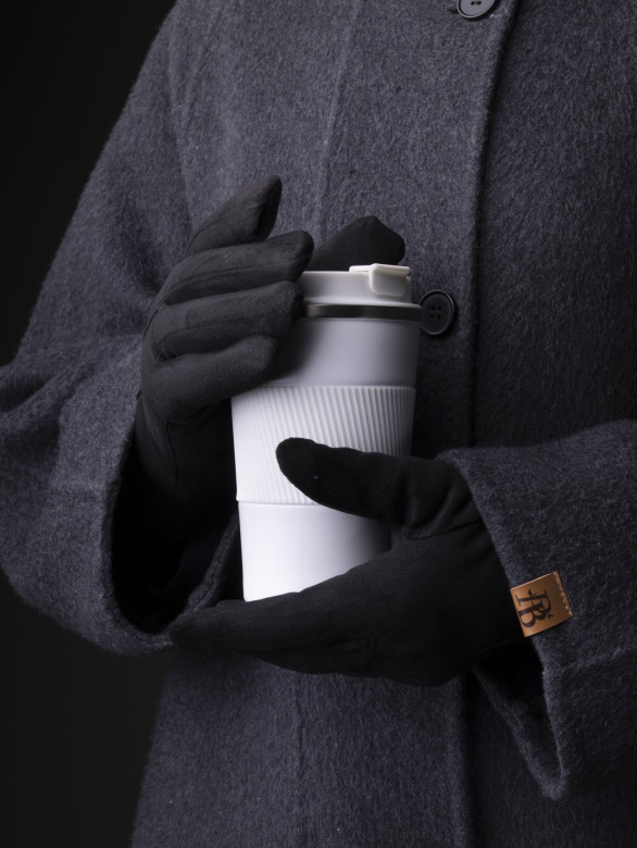 Перчатки женские Baggins черные