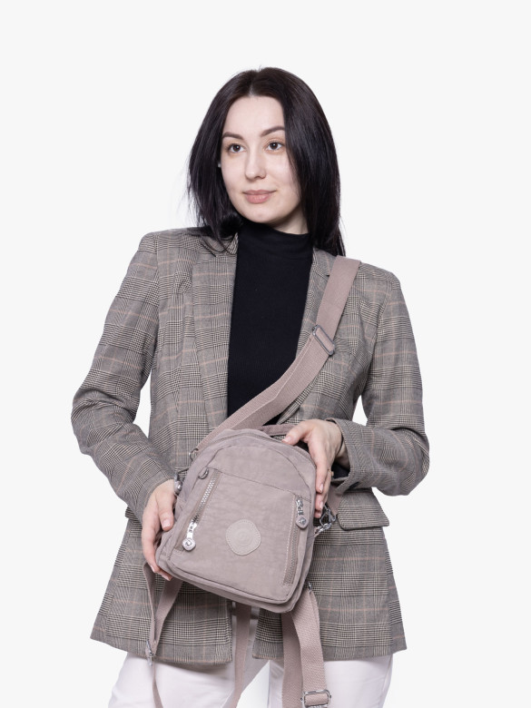 Рюкзак-сумка Bobo, Б 8304-8 темно-бежевый