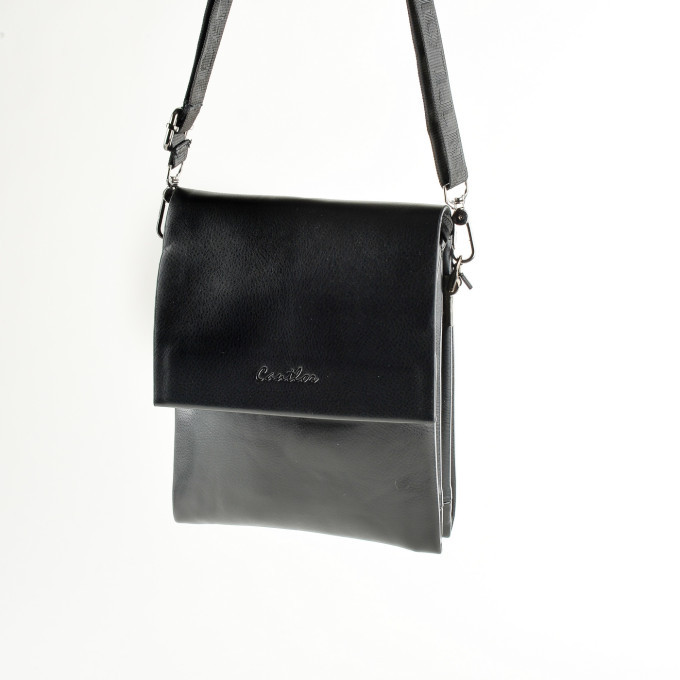 Мужская сумка-планшет из экокожи Cantlor L871M-5 чёрная Мужская сумка-планшет из экокожи Cantlor L871M-5 чёрная