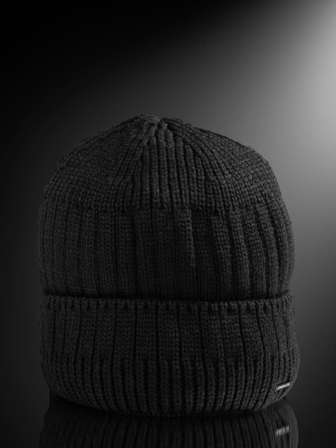 Шапка мужская 12072/2 MARHATTER чёрный (57-59)