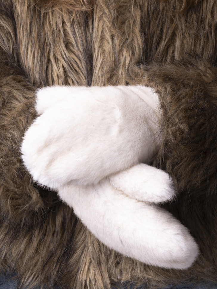 Варежки женские Baggins иск.мех св.бежевые Варежки женские Baggins иск.мех св.бежевые