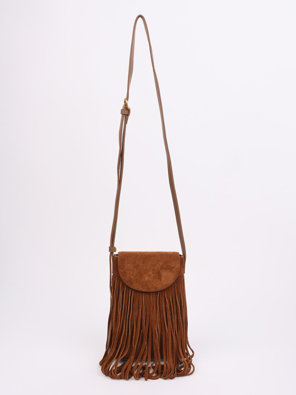 Сумка Lamagio 5840 замша рыжая