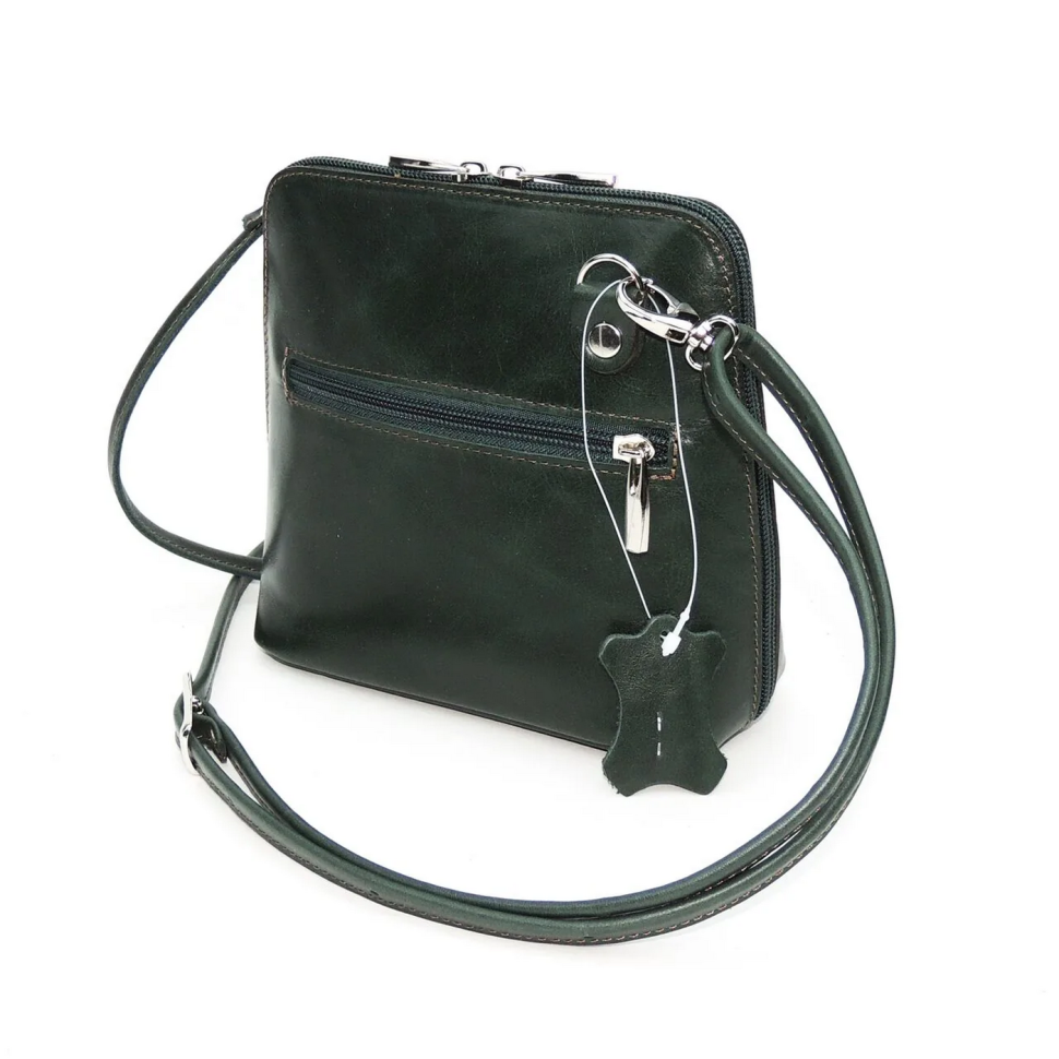 Женская кожаная сумка Natalia Kalinovskaya С83п-631 зеленая