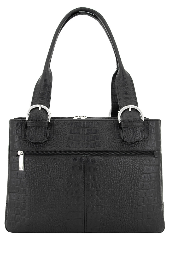 Сумка Protege Ц-110 черный рептилия №12