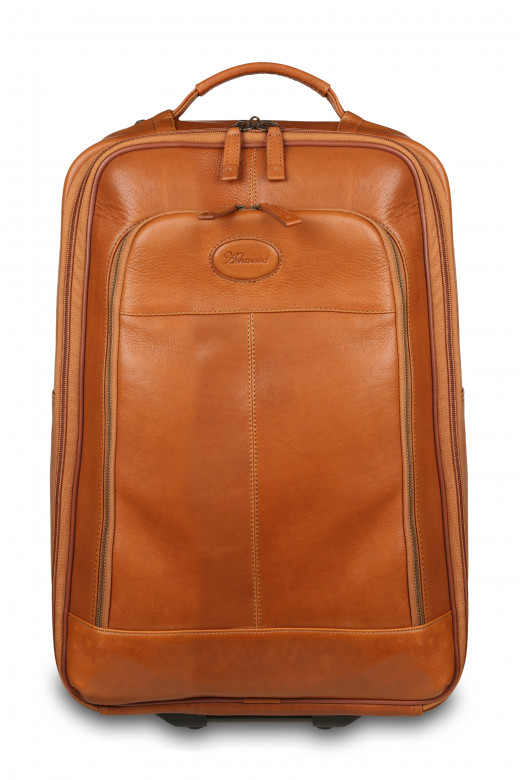 Чемодан Ashwood Leather, 8148 светло-коричневый