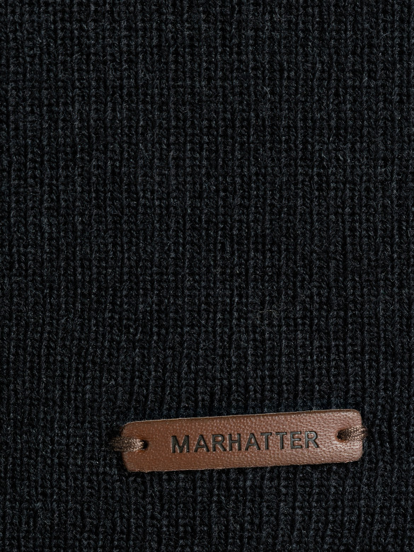 Шапка мужская 12073 MARHATTER чёрная (57-59) Шапка мужская 12073 MARHATTER чёрная (57-59)