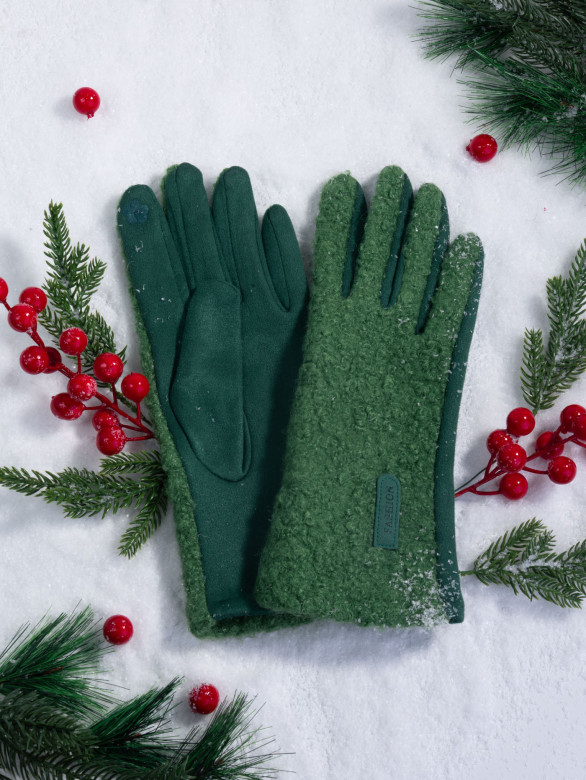 Перчатки женские Baggins зеленые Перчатки женские Baggins зеленые