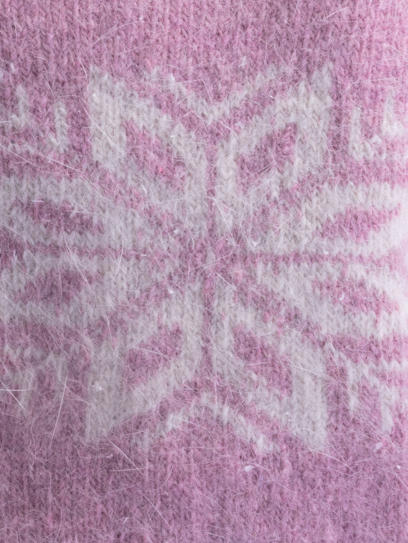 Варежки женские Корона 3046 розовые