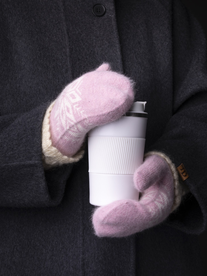 Варежки женские Корона 3046 розовые Варежки женские Корона 3046 розовые