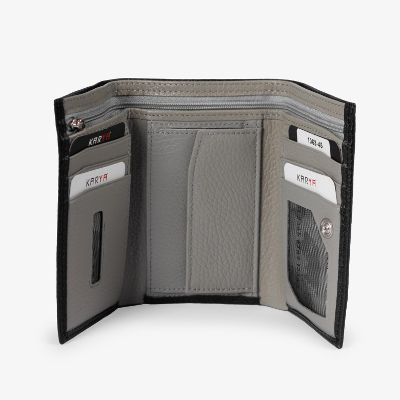 Портмоне Karya, 1063-45 черное Портмоне Karya, 1063-45 черное