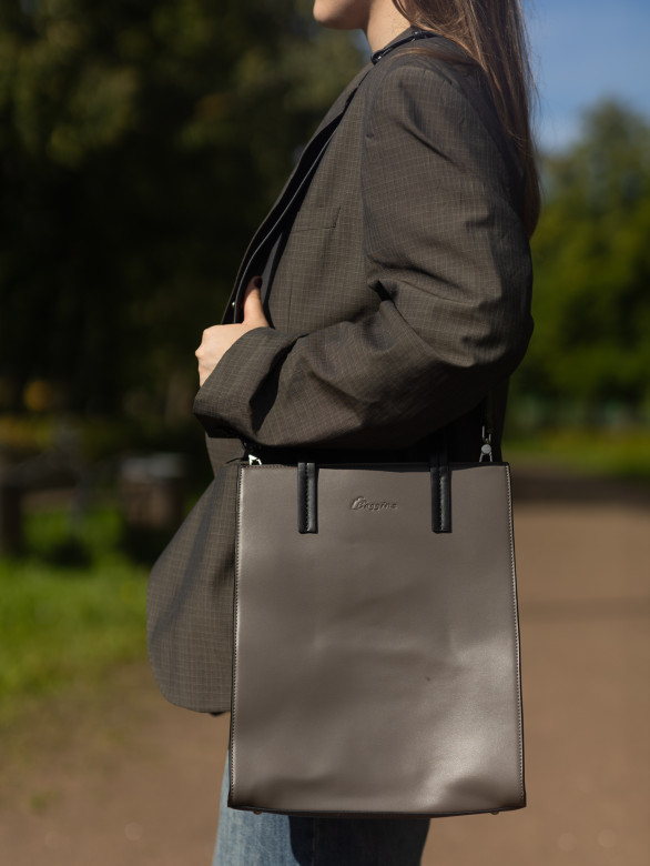 Сумка женская Baggins 58222 gray (4196-4001)