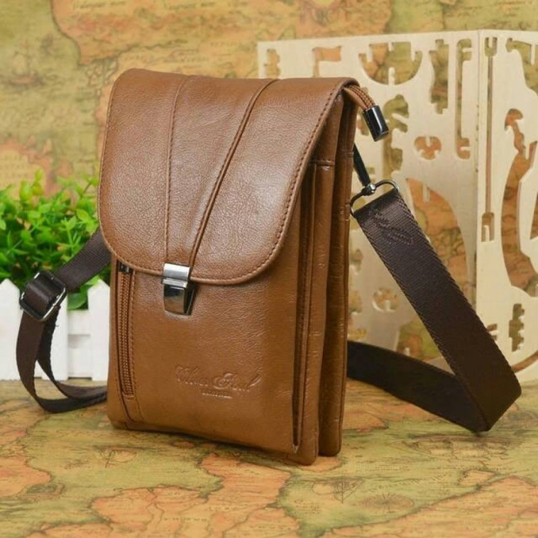 Сумка мужская Cheer Soul 2261 коричневая