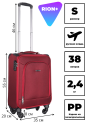 Чемодан RION+ 454/4 ABS пластик 18" дюймов Чемодан RION+ 454/4 ABS пластик 18" дюймов