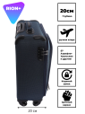 Чемодан RION+ 454/4 ABS пластик 18" дюймов Чемодан RION+ 454/4 ABS пластик 18" дюймов
