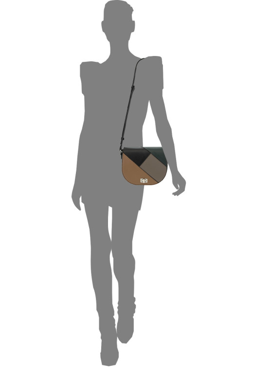 Сумка Protege Ц-485 черный/изумруд/капучино/кэмел Сумка Protege Ц-485 черный/изумруд/капучино/кэмел