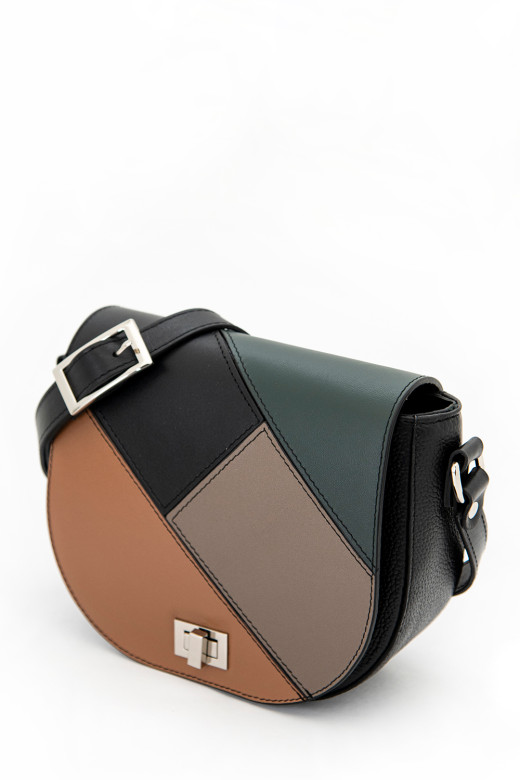 Сумка Protege Ц-485 черный/изумруд/капучино/кэмел Сумка Protege Ц-485 черный/изумруд/капучино/кэмел