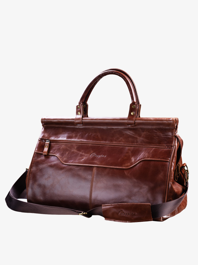 Сумка дорожная Baggins 1077 рыжая пулл-ап Сумка дорожная Baggins 1077 рыжая пулл-ап