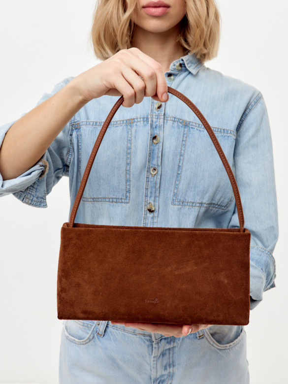 Сумка Lamagio 723 замша рыжая Сумка Lamagio 723 замша рыжая