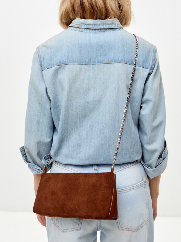 Сумка Lamagio 723 замша рыжая Сумка Lamagio 723 замша рыжая