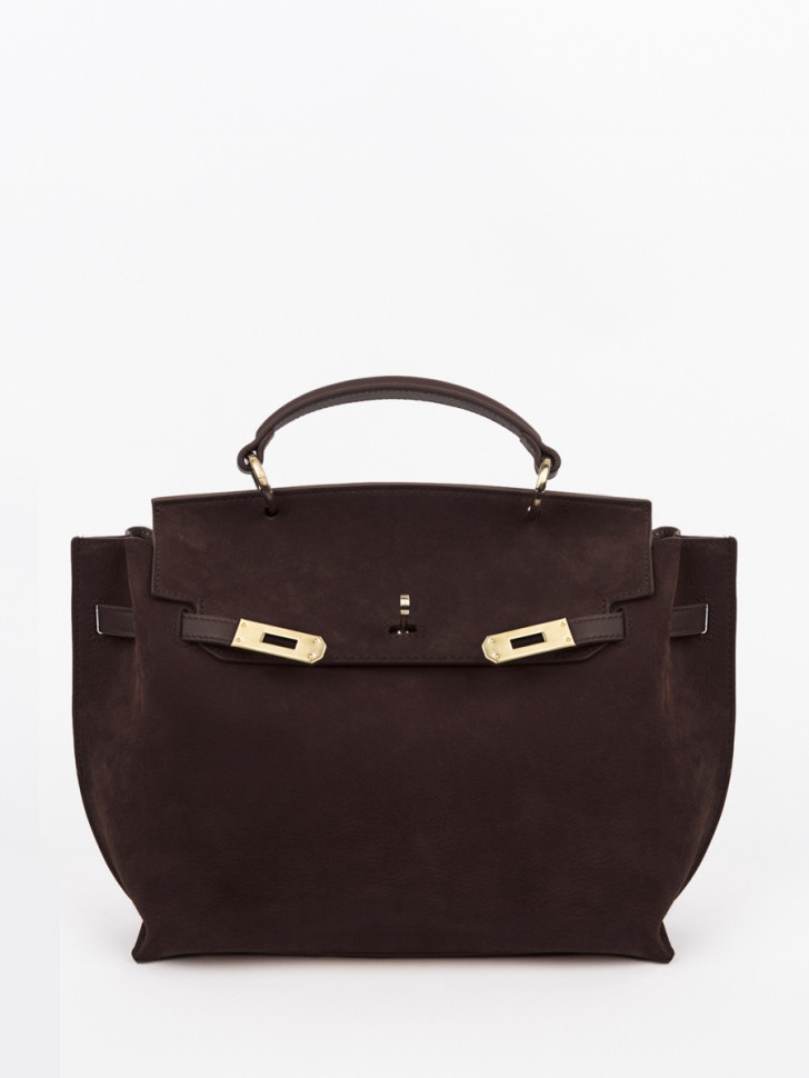 Сумка Curanni 9402 замша коричневая