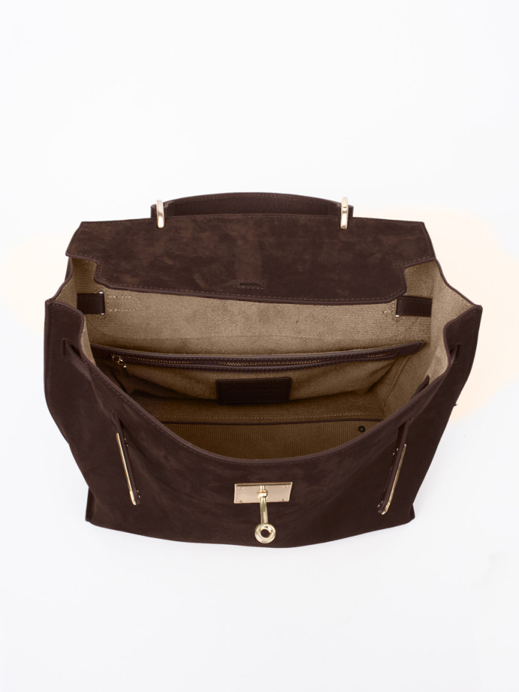 Сумка Curanni 9402 замша коричневая