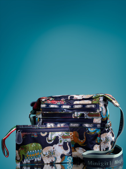 Сумка женская Minigirl S3016 слон тёмно-синяя Сумка женская Minigirl S3016 слон тёмно-синяя