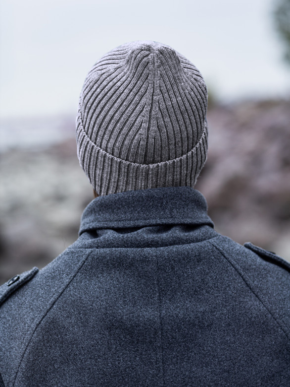 Шапка мужская 12780 MARHATTER серый меланж (57-59)