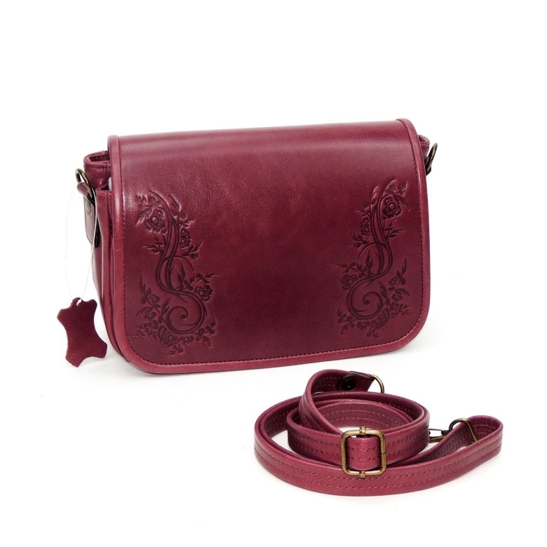 Женская сумка Natalia Kalinovskaya, «Дейли» бордовая