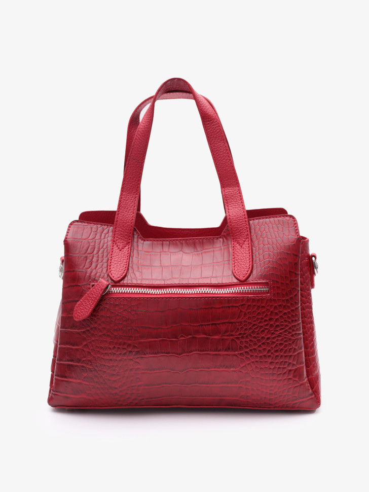 Сумка женская Karya 2390 красный крокодил