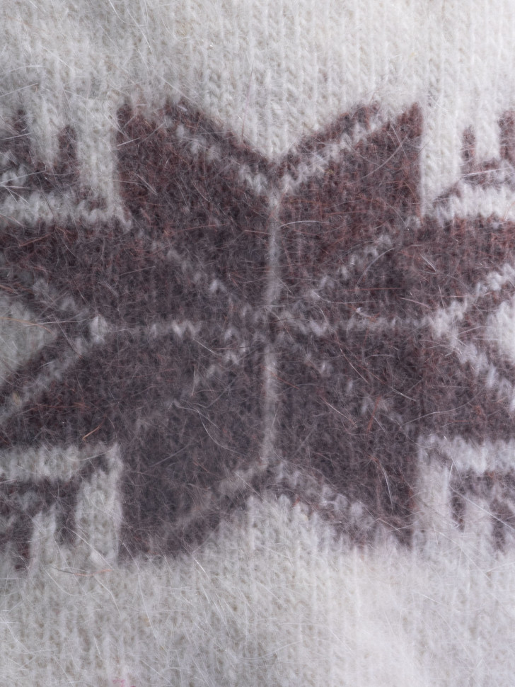 Варежки женские Корона 3046 молочные Варежки женские Корона 3046 молочные