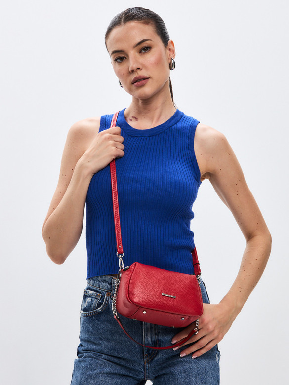 Сумка FIATO 2852 вителло красный