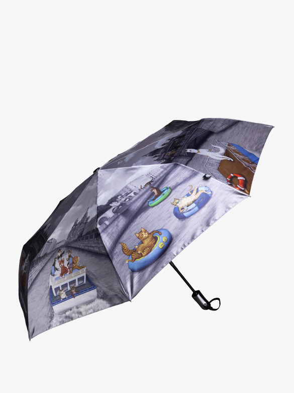 Зонт женский с/а 232 коты горбунов Зонт женский с/а 232 коты горбунов