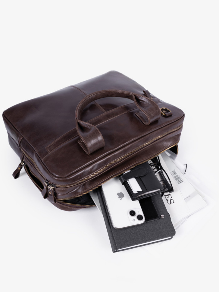 Сумка мужская zн ALEXX ALG0112 коричневая Сумка мужская zн ALEXX ALG0112 коричневая